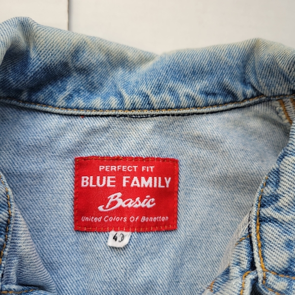 United Colors Of Benetton Jackets & Blazers - Vintage 90s benetton denim jean jacket women's small